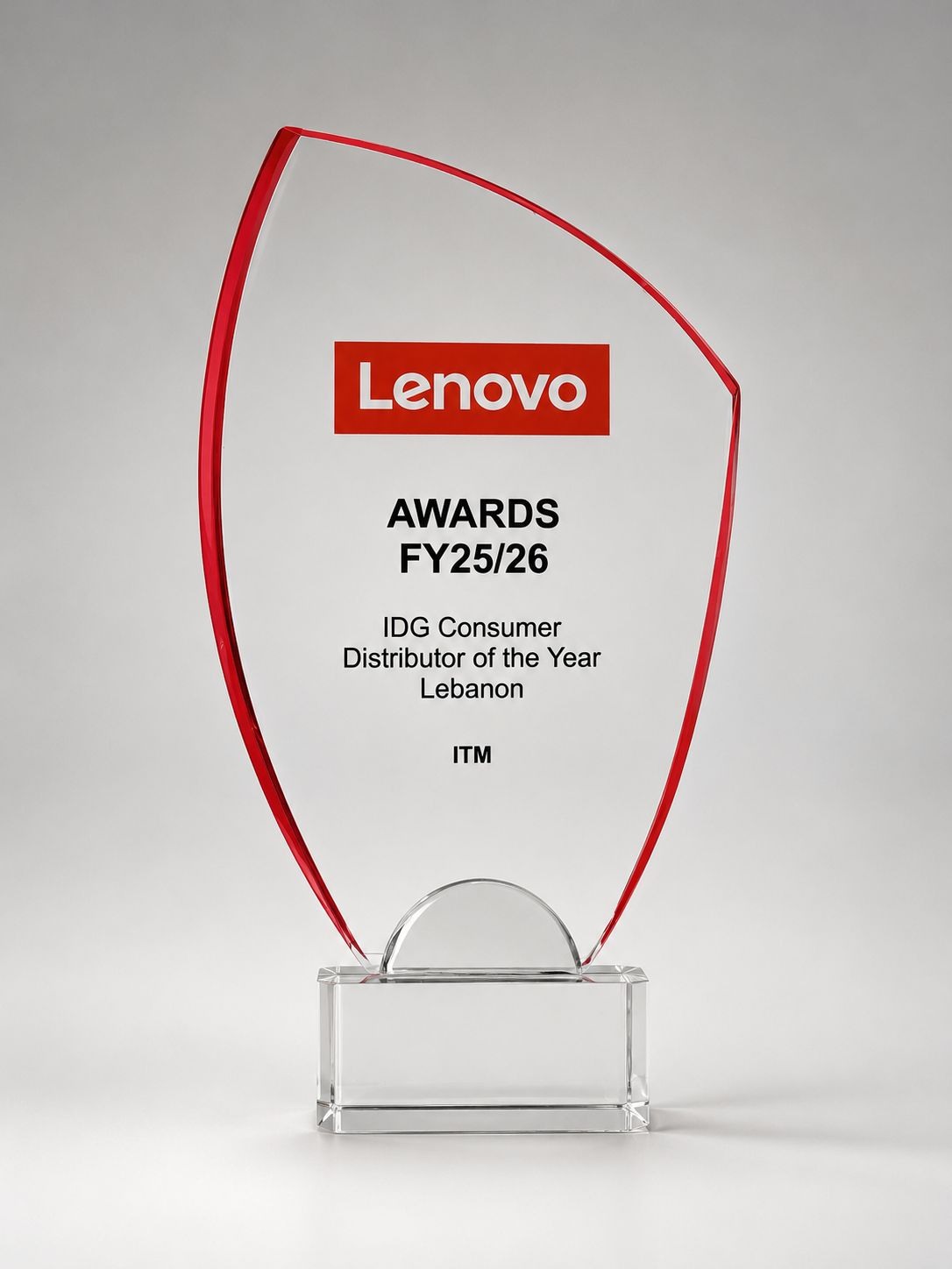 جائزة Lenovo موزع العام لقطاع المستهلكين — FY25/26